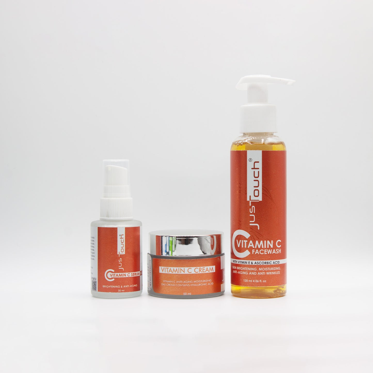 vitamin c serum and cream
