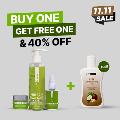 Acne Treatment Kit with 100ml moisturizing lotion free plus 40% off