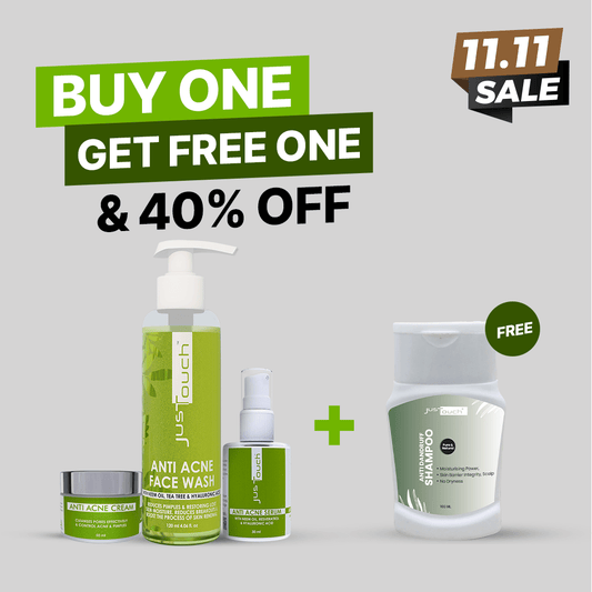 Acne Treatment Kit with anti-dandruff shampoo 100ml free plus 40% off
