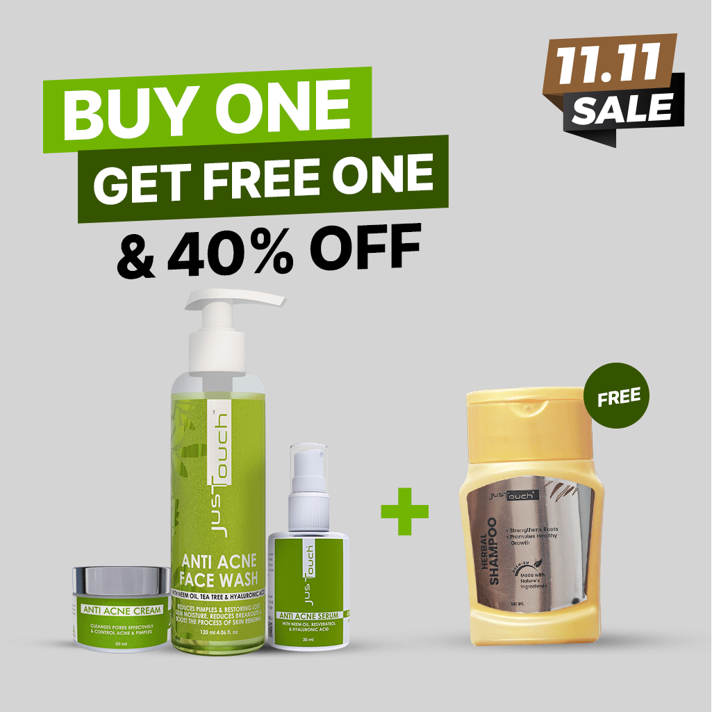 Acne Treatment Kit with herbal shampoo 100ml free plus 40% off