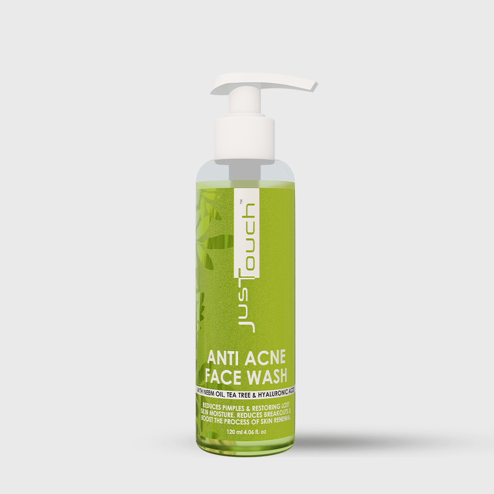 JusTouch Anti Acne Face Wash Bottle