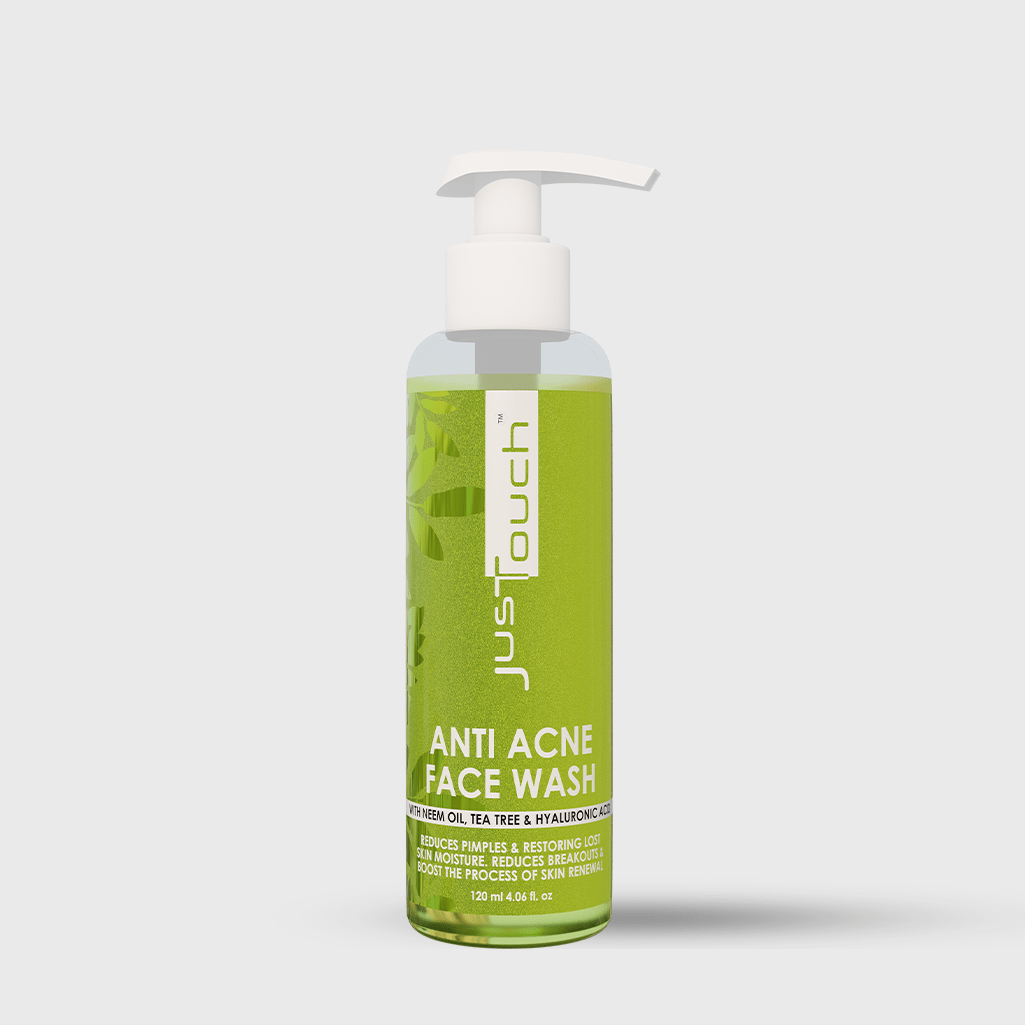 JusTouch Anti Acne Face Wash Bottle