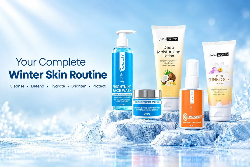 Complete winter facial care bundle for soft and smooth skin
