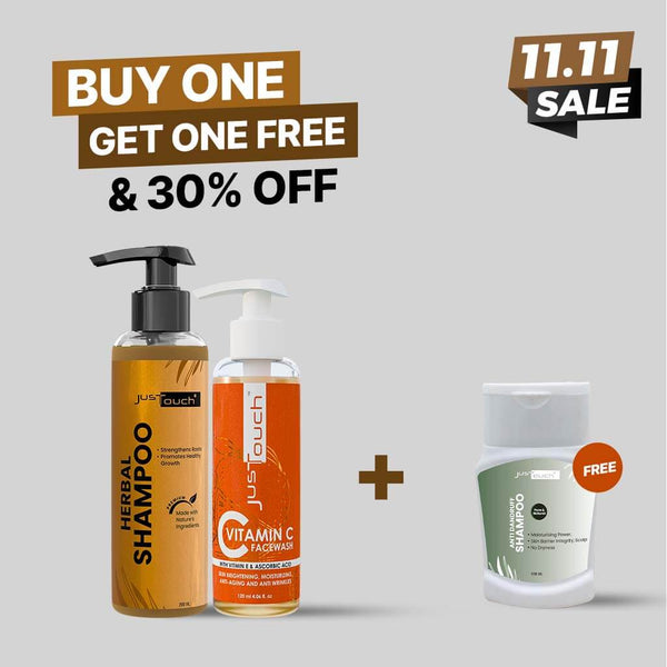 Glow & Nourish Duo kit with 100ml free anti-dandruff shampoo with 30% off 11 11 sale