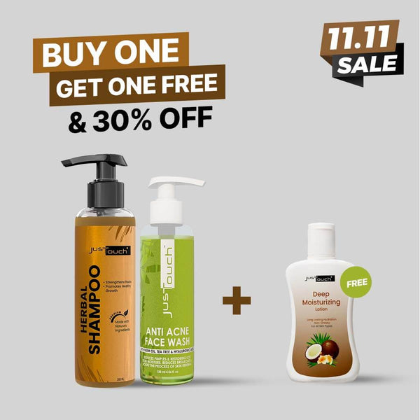 Herbal Acne Care Kit with free 100ml moisturizing lotion 30% off 11 11 sale