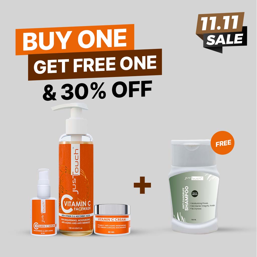 Vitamin C Brightening Bundle with 100ml antidandruff shampoo free plus 30% off