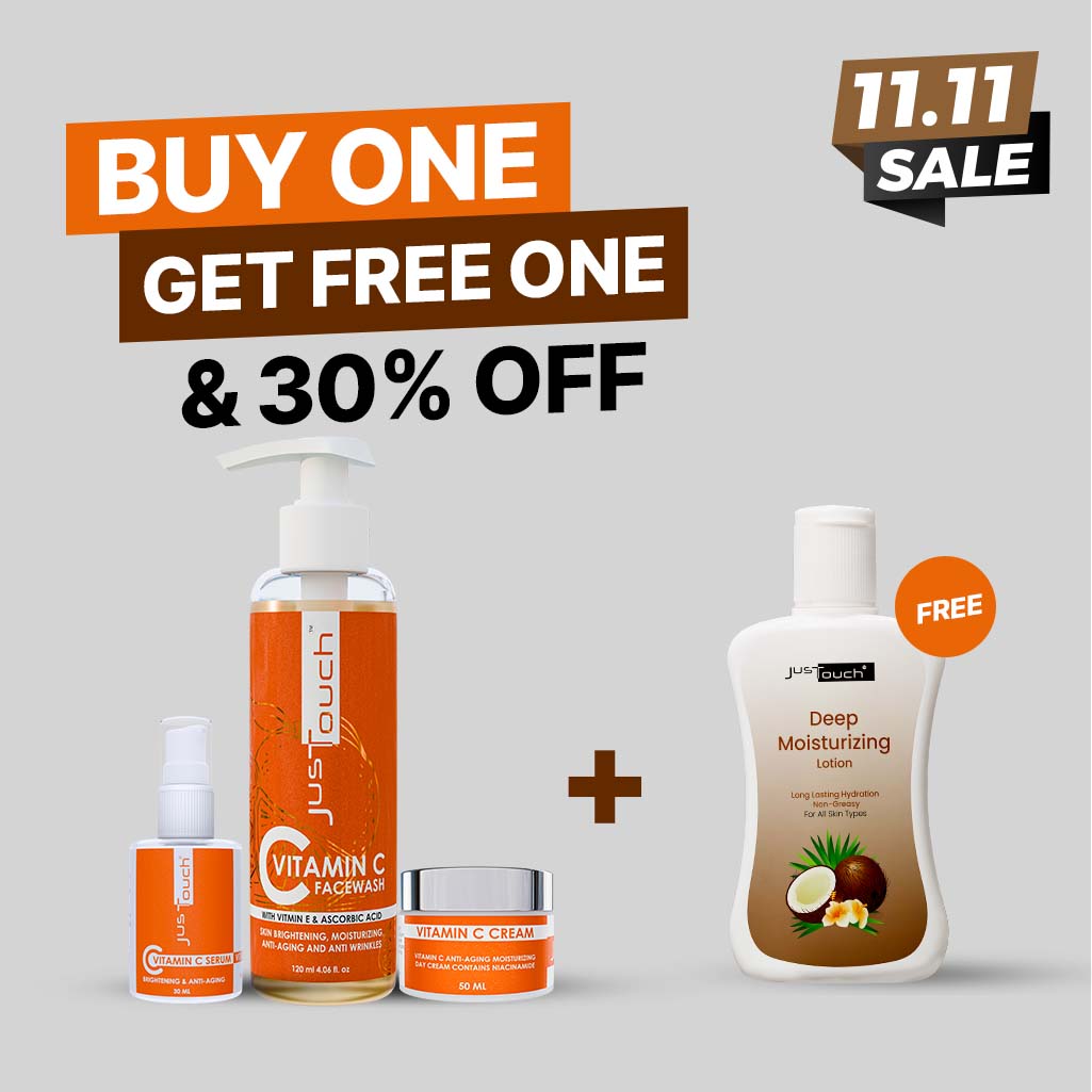 Vitamin C Brightening Bundle with 100ml moisturizing lotion free plus 30% off