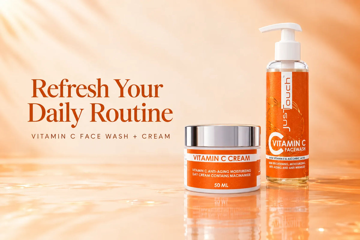Vitamin C Cleanse &amp; Cream Duo Vitamin C Face Wash + Vitamin C Cream